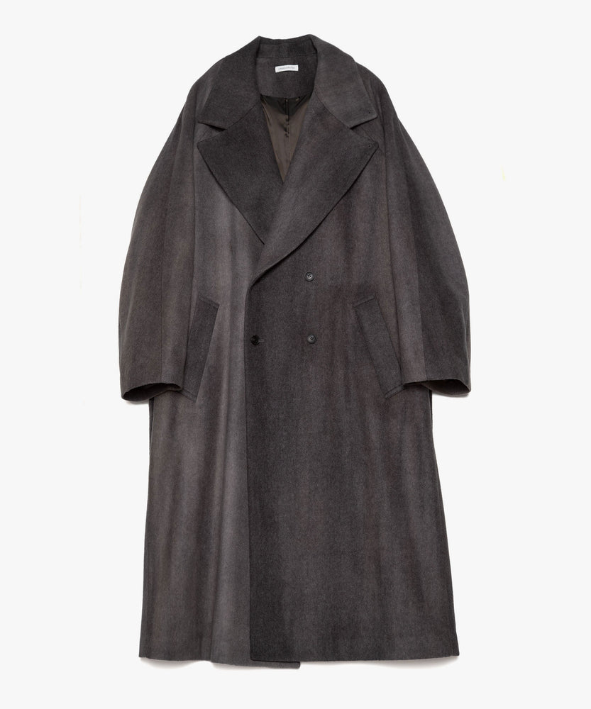 GRADATION WOOL MELTON COAT