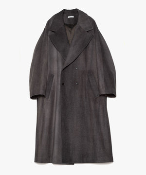 GRADATION WOOL MELTON COAT