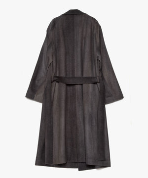 GRADATION WOOL MELTON COAT