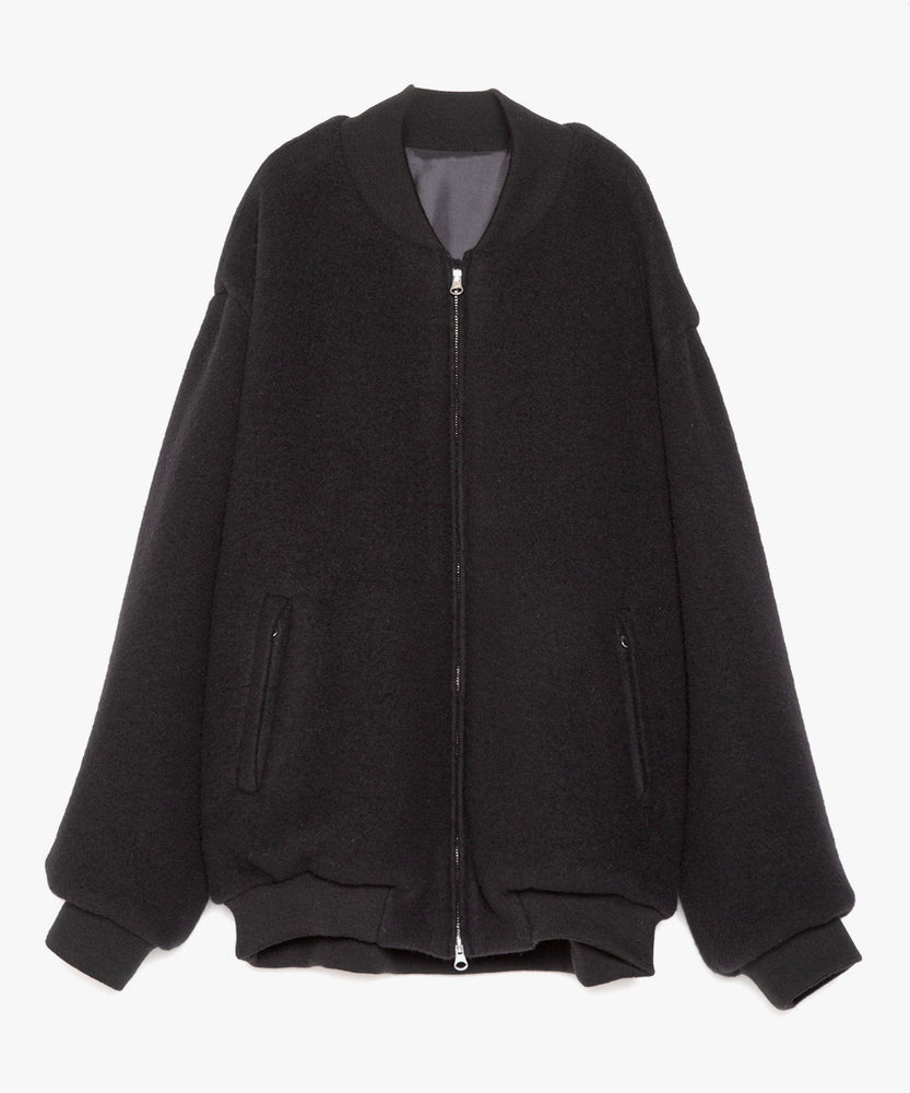 WOOL FLEECE MELTON JKT