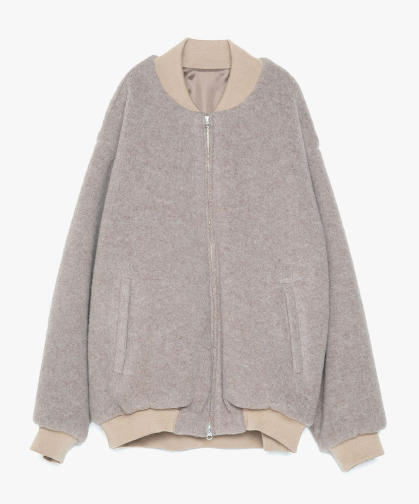 WOOL FLEECE MELTON JKT