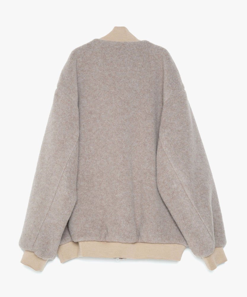 WOOL FLEECE MELTON JKT