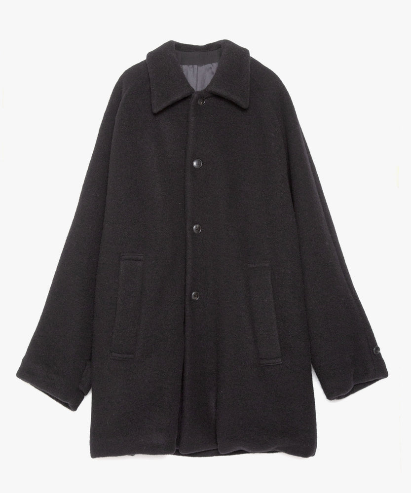 WOOL FLEECE MELTON COAT