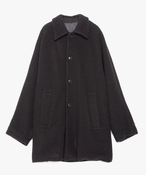 WOOL FLEECE MELTON COAT