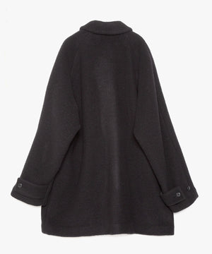 WOOL FLEECE MELTON COAT