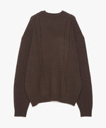 CABLE WOOL KNIT SWEATER