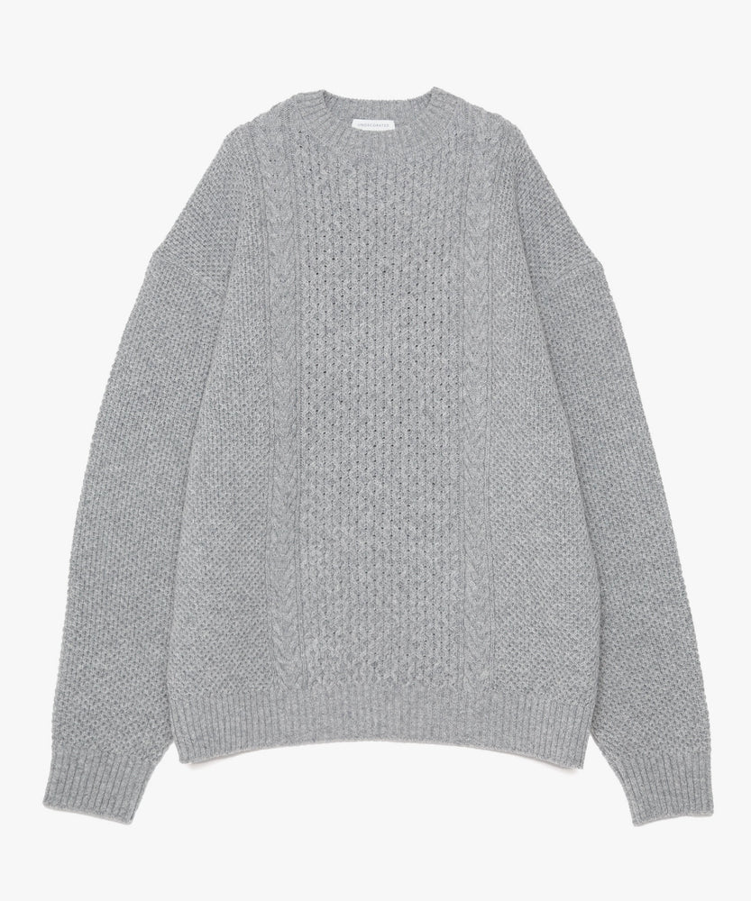 CABLE WOOL KNIT SWEATER