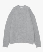 CABLE WOOL KNIT SWEATER