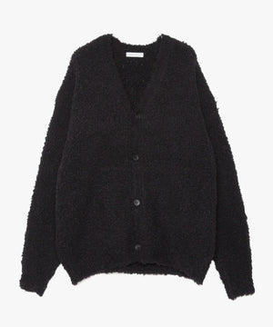 FUR WOOL KNIT CARDIGAN
