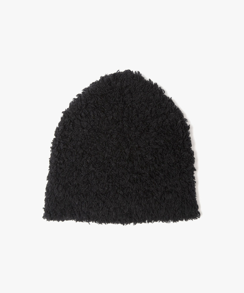 FUR WOOL KNIT BEANIE