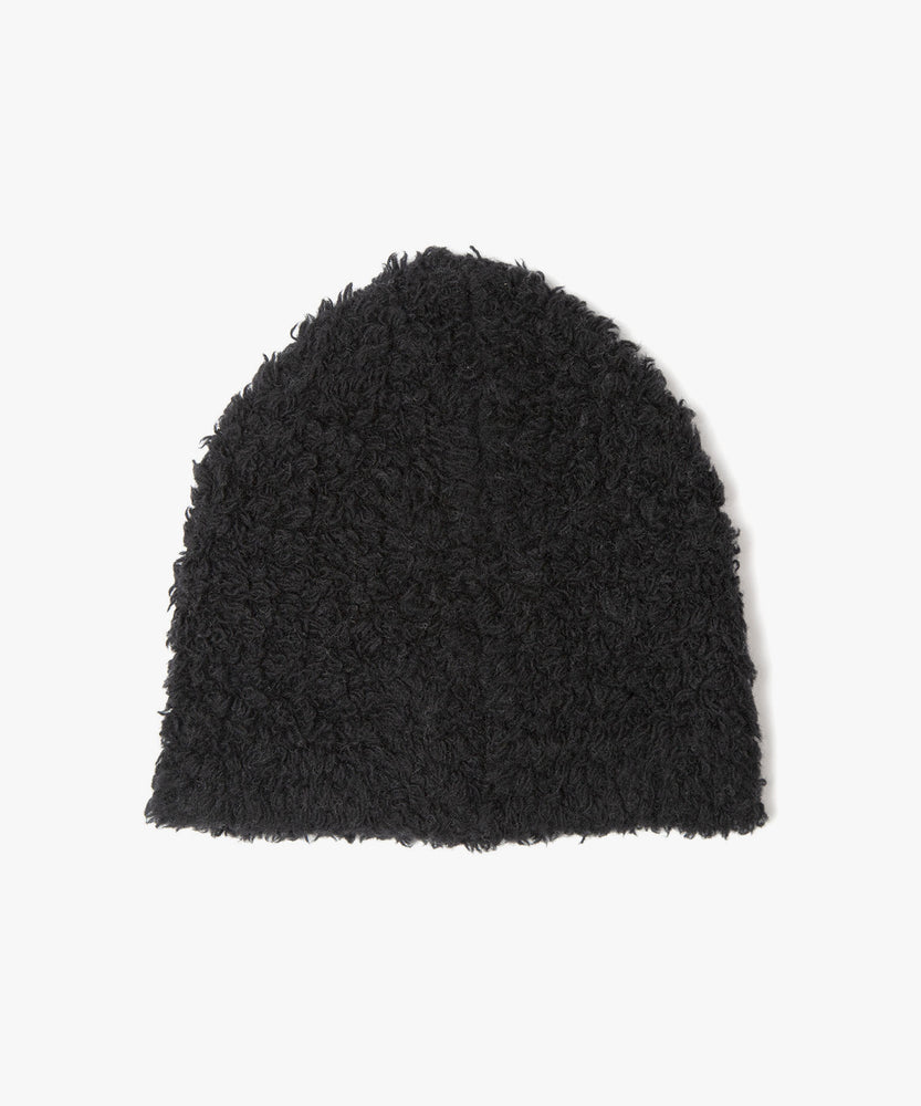 FUR WOOL KNIT BEANIE