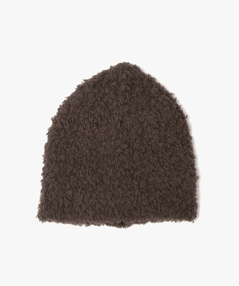 FUR WOOL KNIT BEANIE