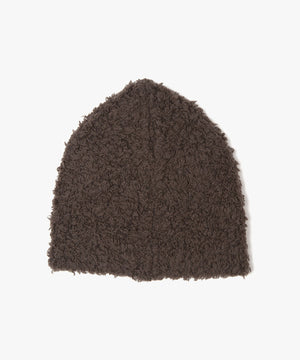 FUR WOOL KNIT BEANIE