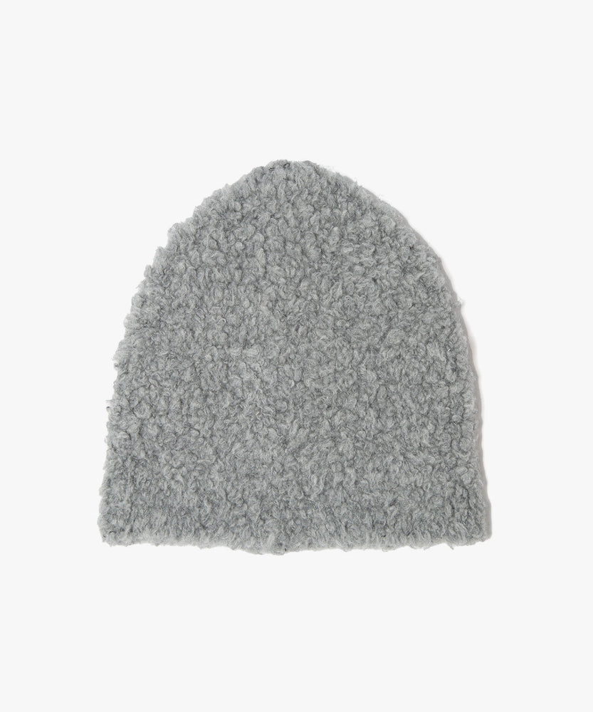 FUR WOOL KNIT BEANIE