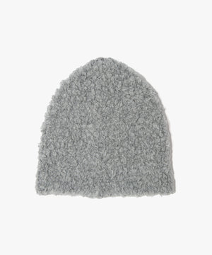 FUR WOOL KNIT BEANIE