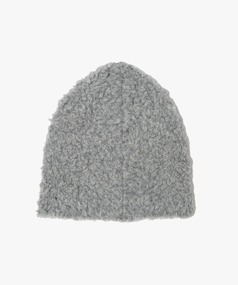 FUR WOOL KNIT BEANIE