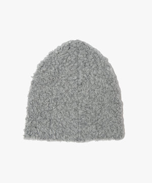 FUR WOOL KNIT BEANIE