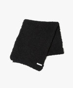 FUR WOOL KNIT SCARF