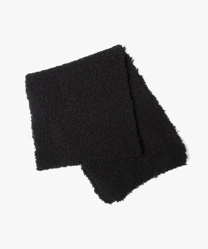 FUR WOOL KNIT SCARF