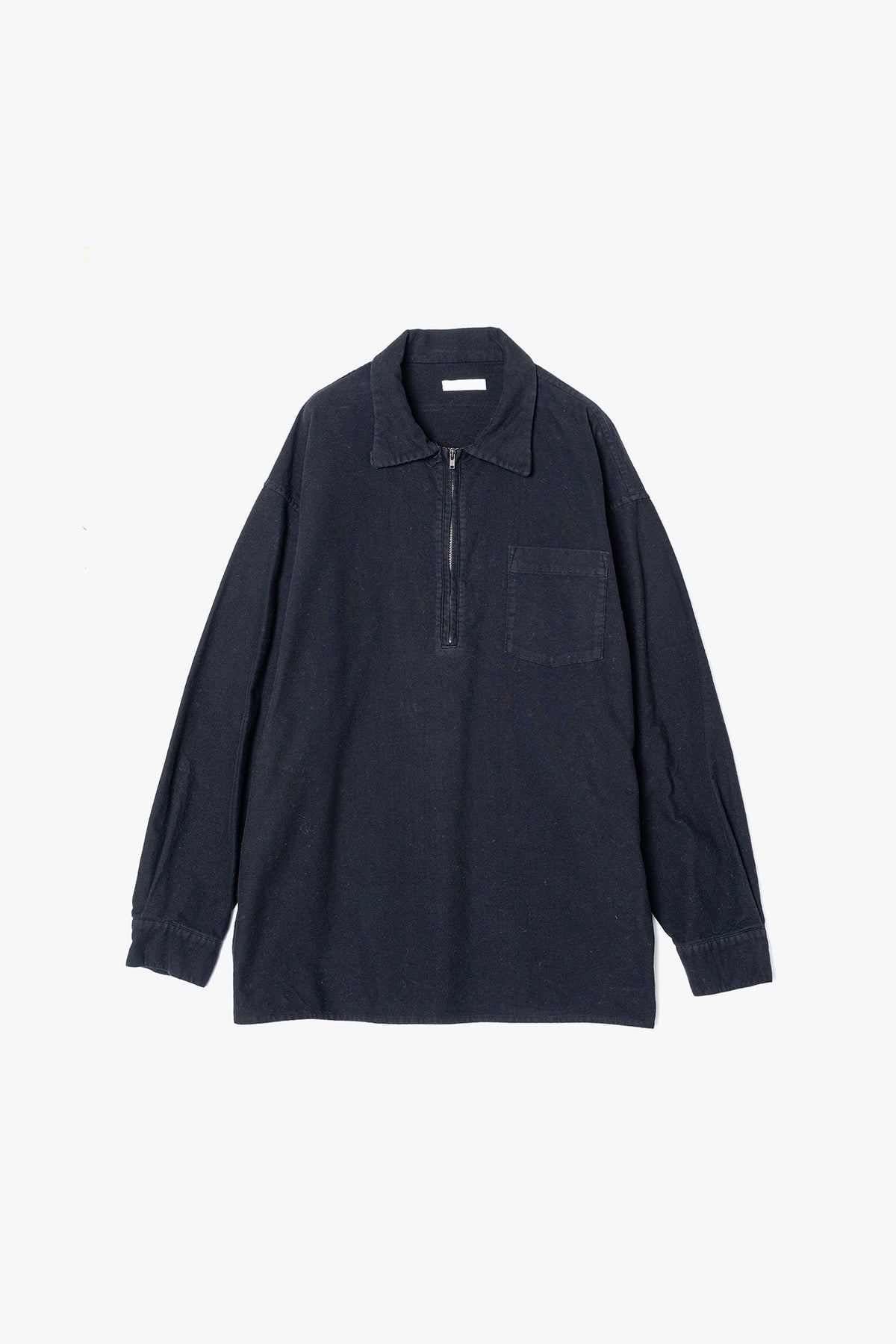 FLANNEL COTTON ZIP TOP
