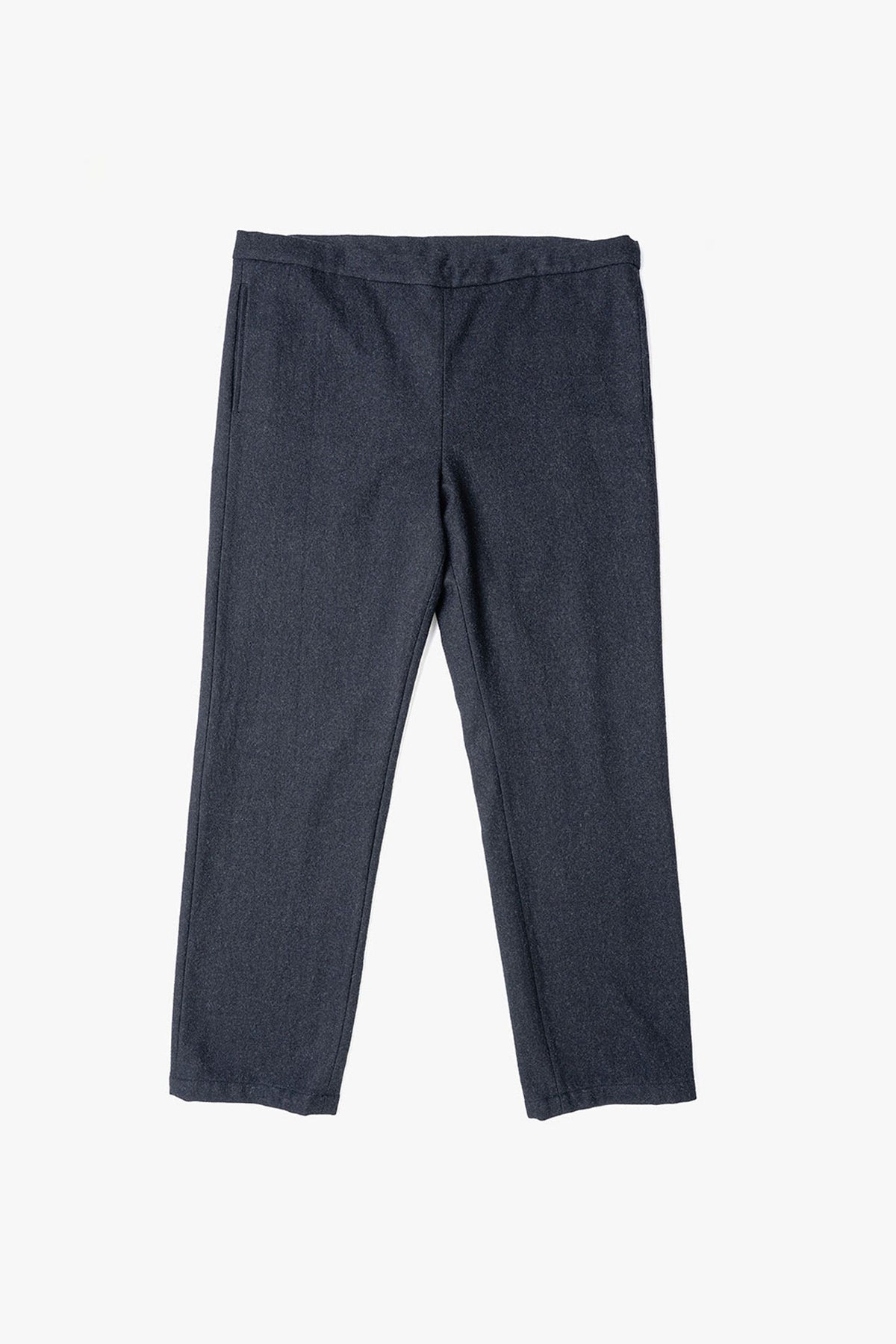 WOOL TWEED WIDE PANTS