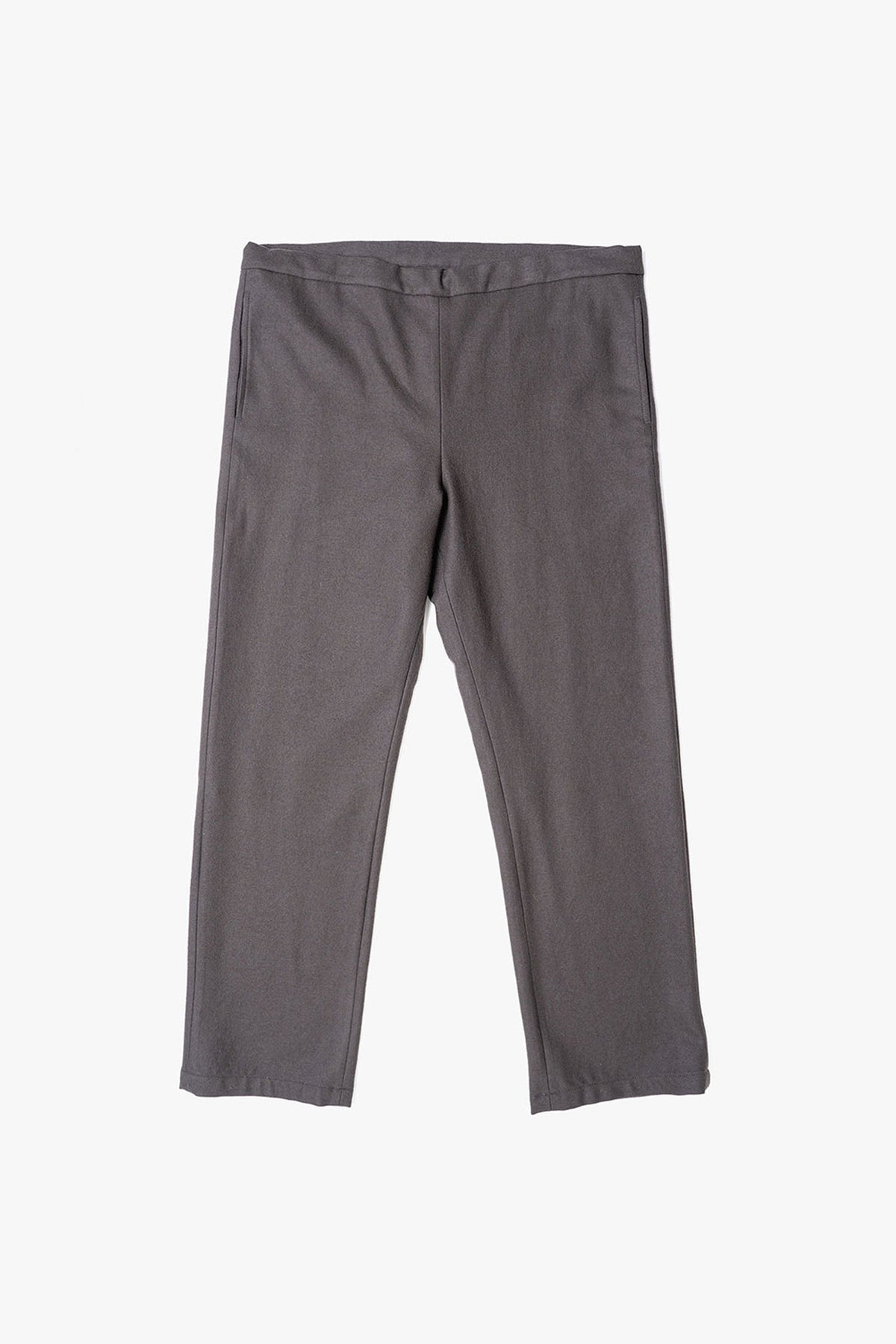 WOOL TWEED WIDE PANTS