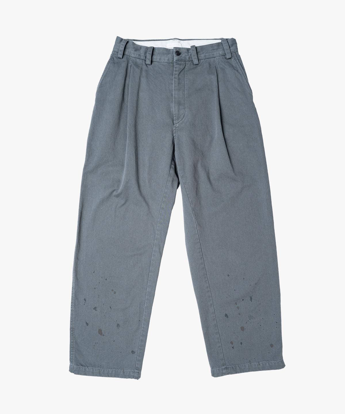 COTTON DRIPPING TUCK PANTS