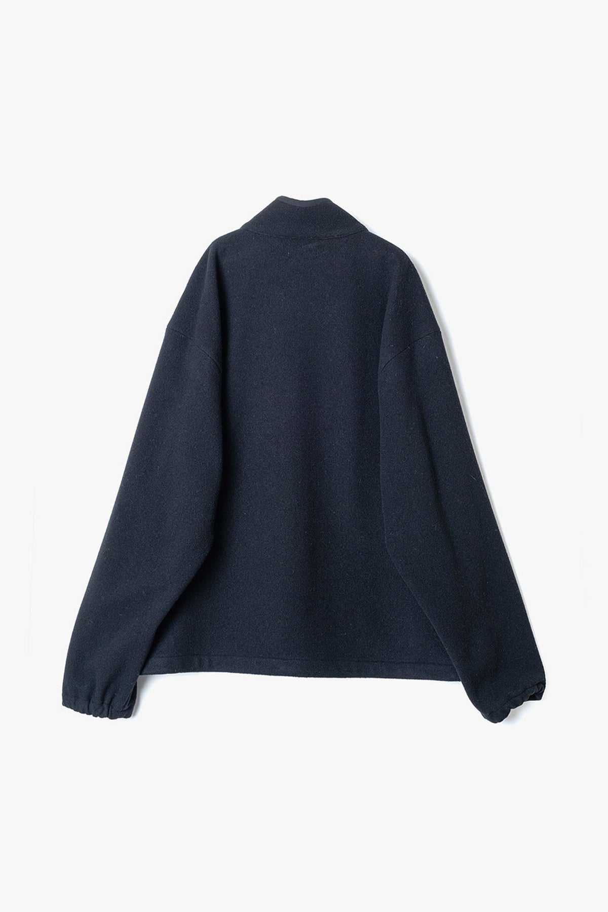 HIGH GAGE WOOL FLEECE ZIP TOP