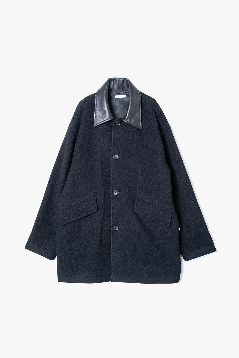 HIGH GAGE WOOL FLEECE HALF COAT