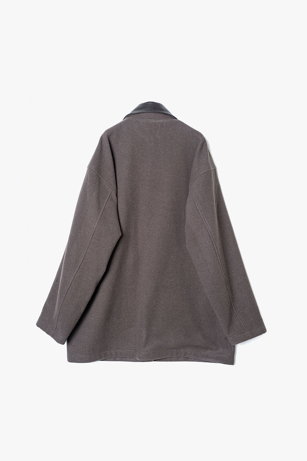 HIGH GAGE WOOL FLEECE HALF COAT