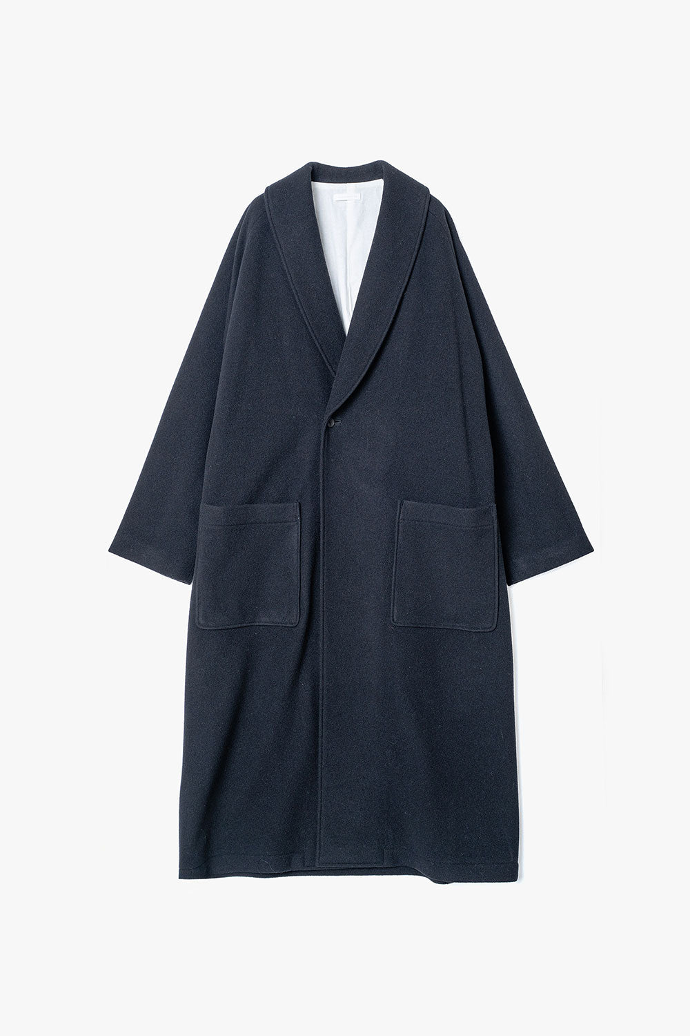 HIGH GAGE WOOL FLEECE GAWN COAT