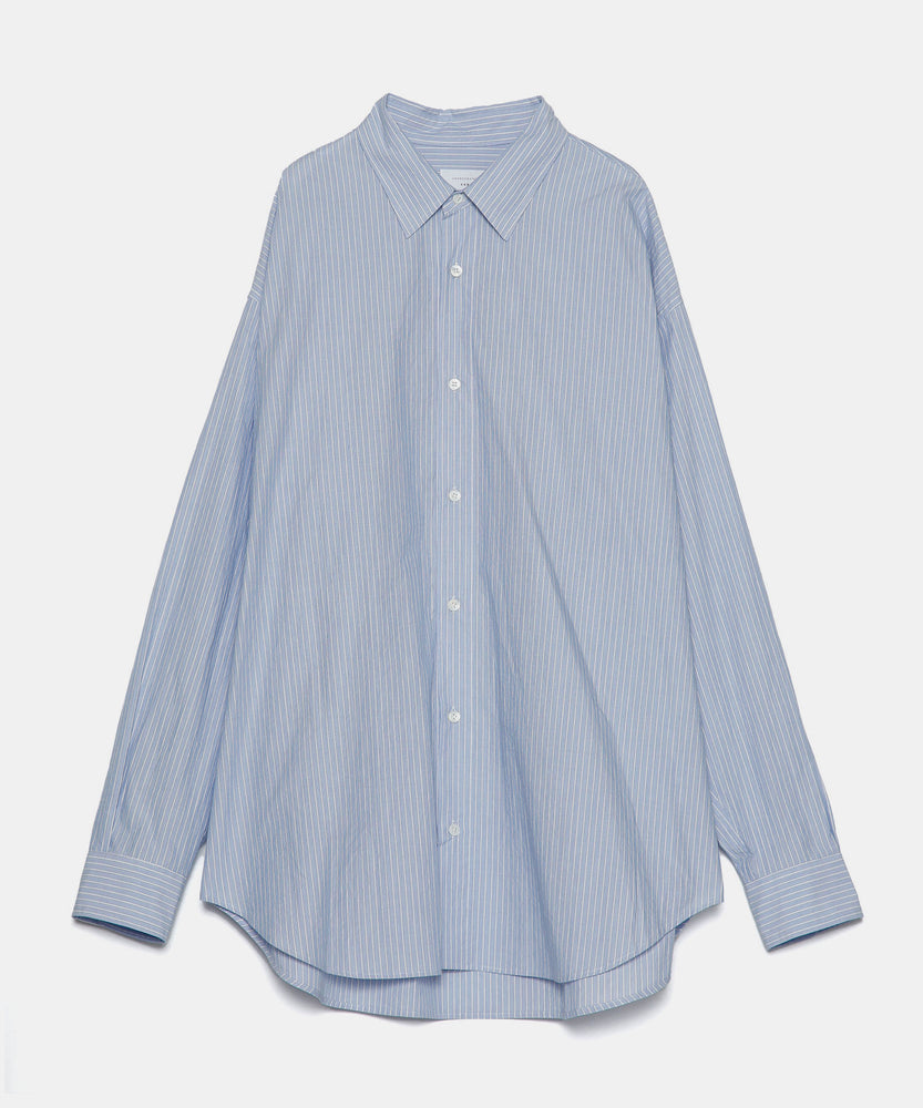 Washed Cotton Stripe L/S Shirt