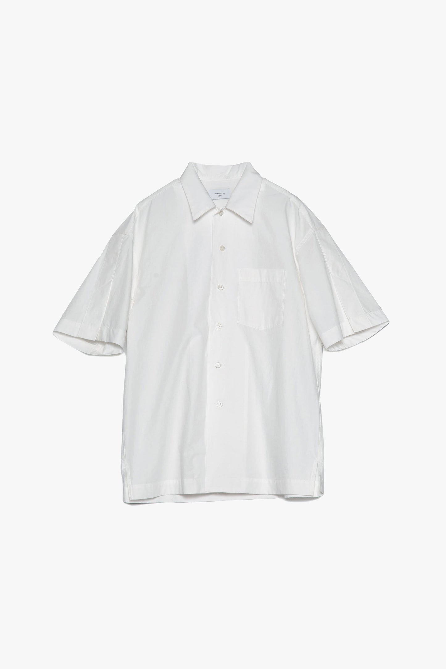 Cotton Slit Short-Sleeve Shirt