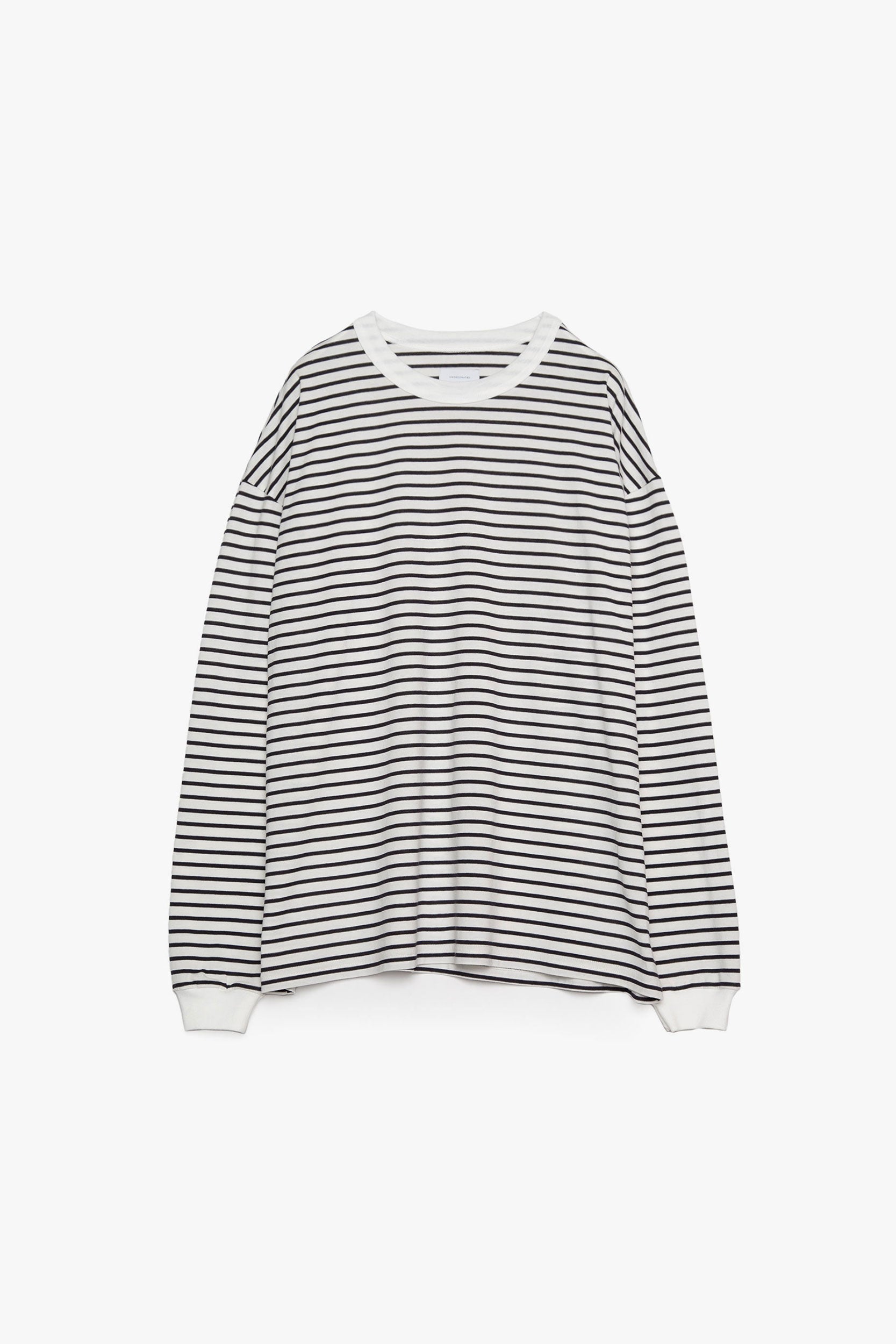 Sheer Border Long Sleeve T-Shirt