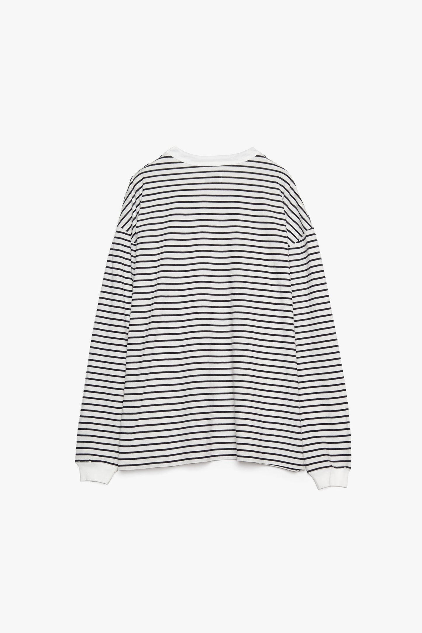 Sheer Border Long Sleeve T-Shirt