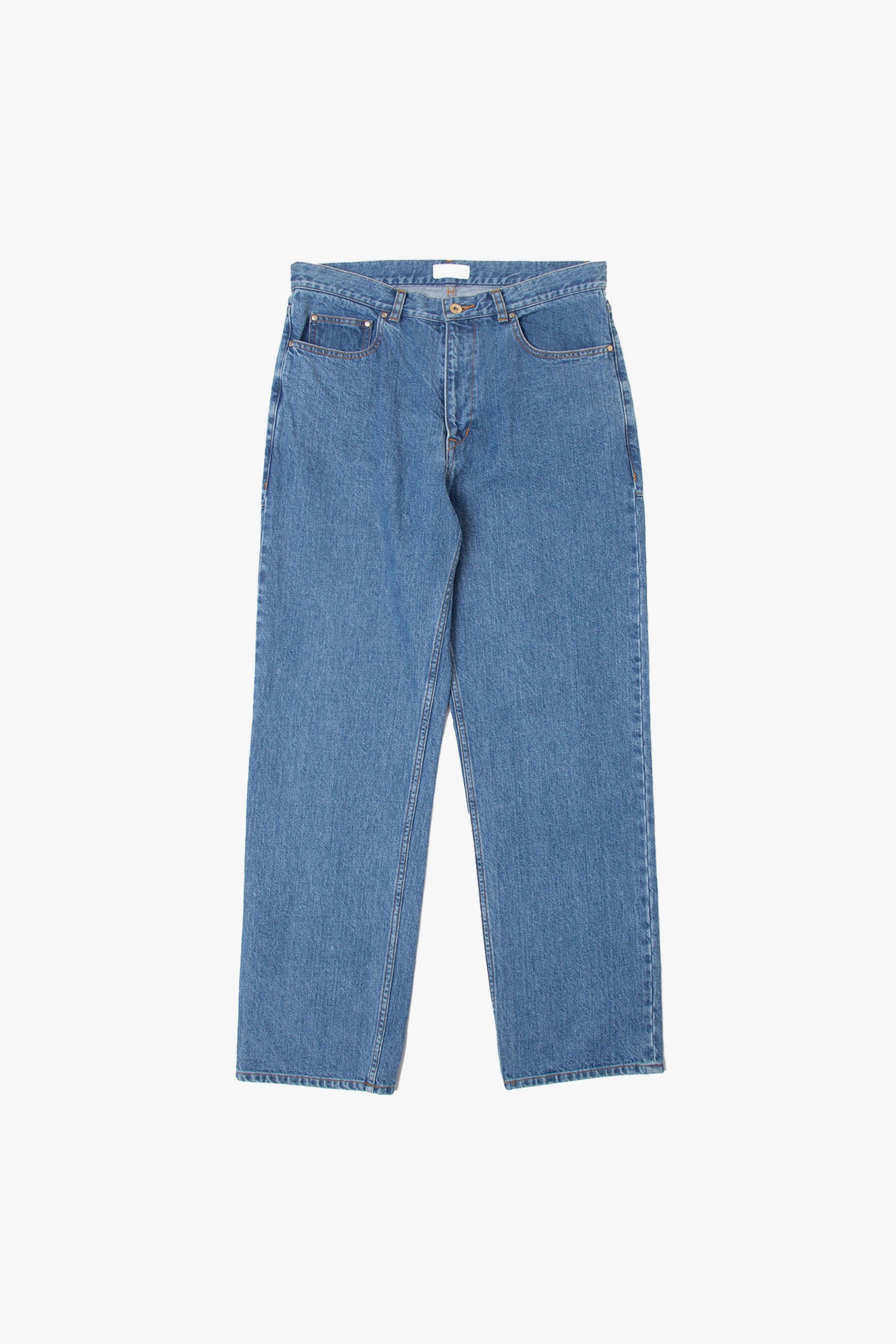 Organic Cotton Denim Pants*Vintage Washed