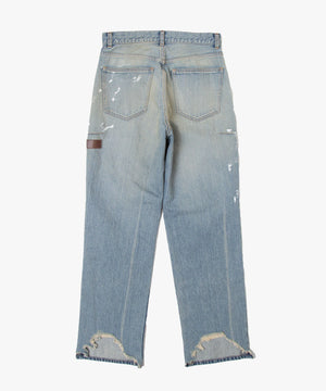 CRASH DENIM PANTS