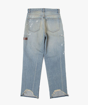 Organic Cotton Denim Pants*Crashed