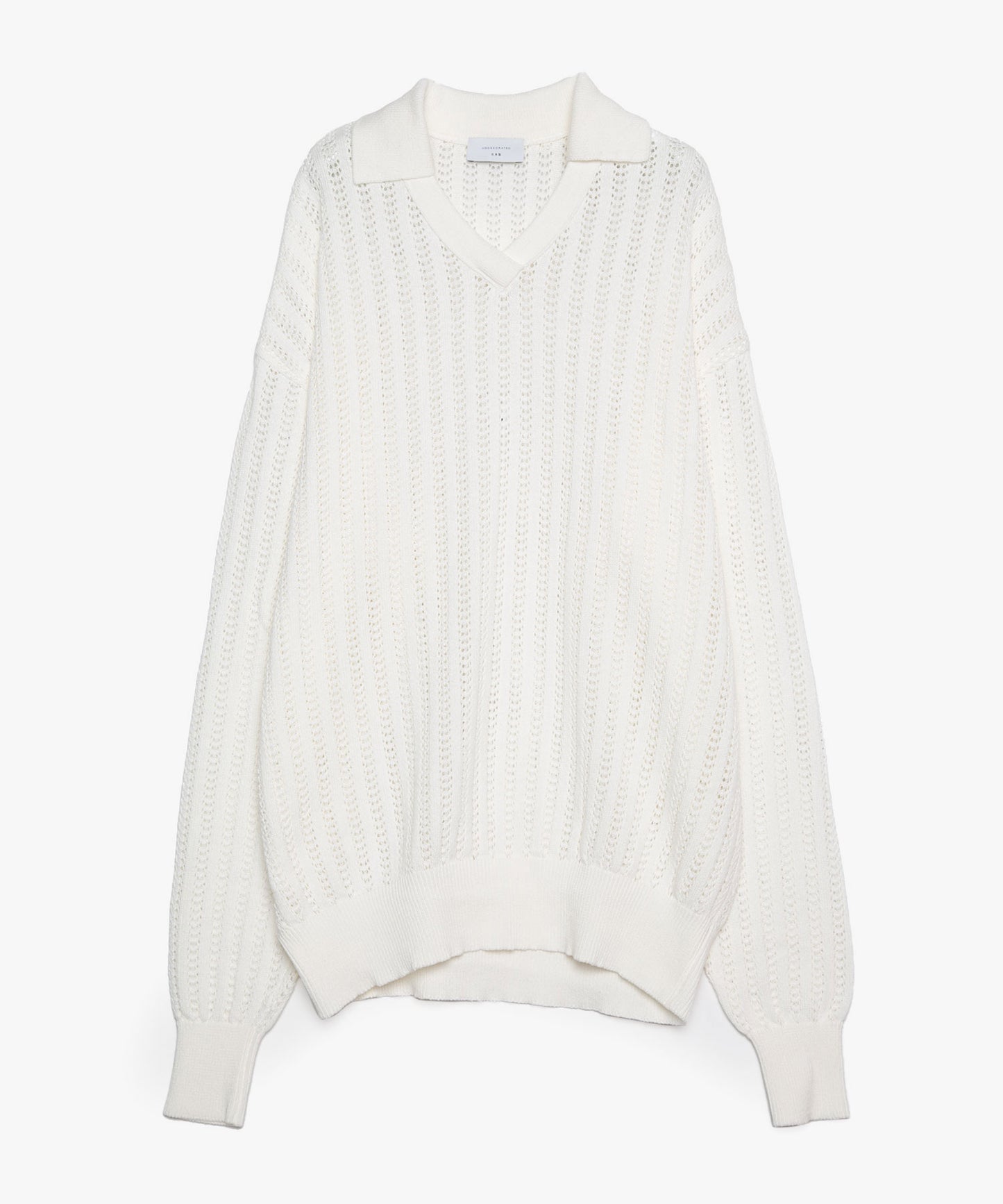 Cotton Knit Polo Top