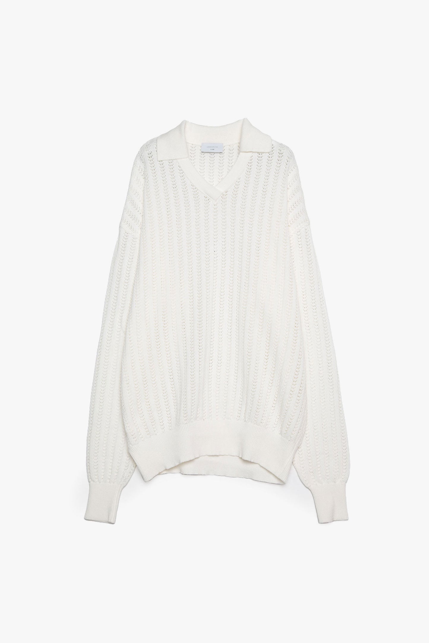 Cotton Knit Polo Top