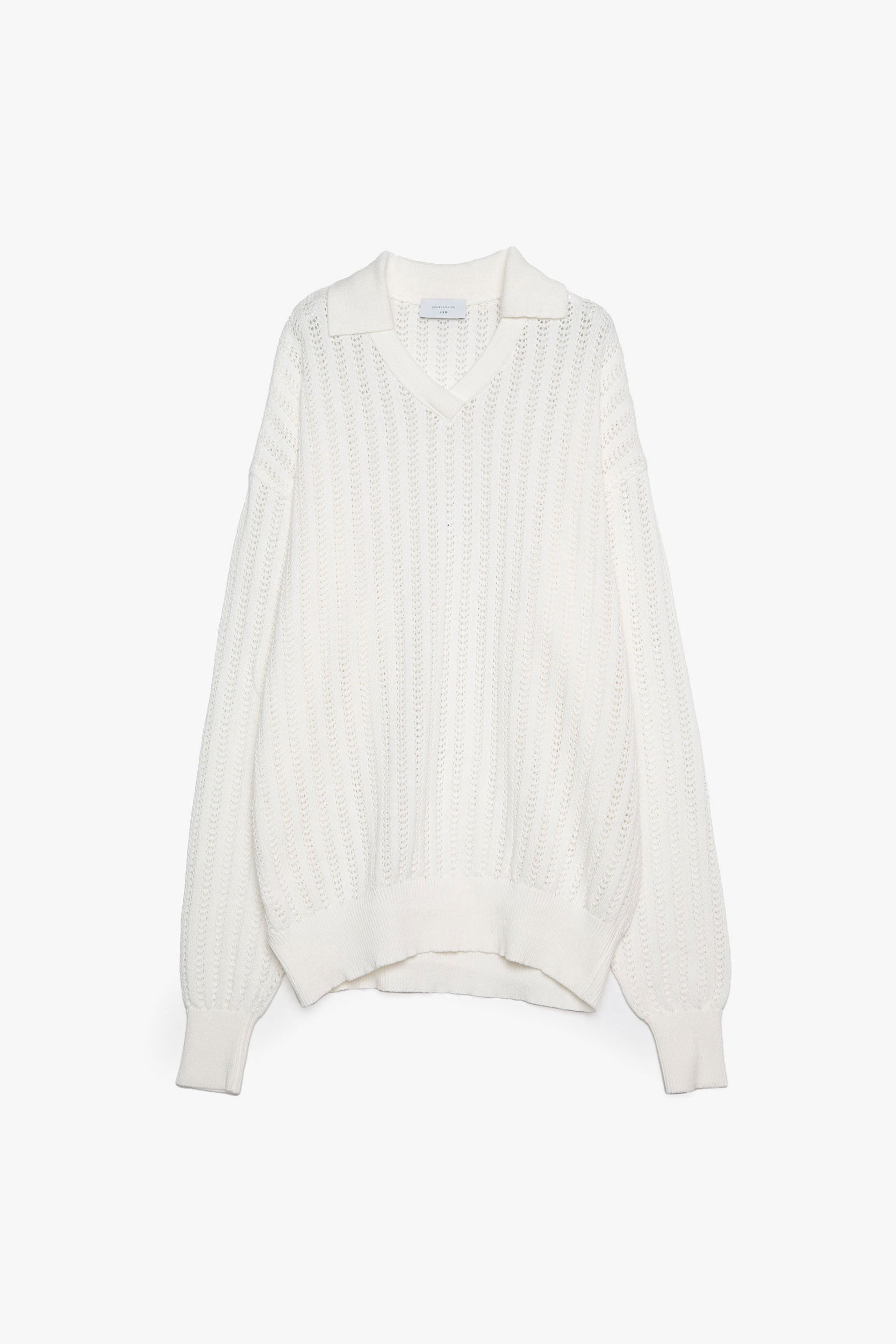 Cotton Knit Polo Top