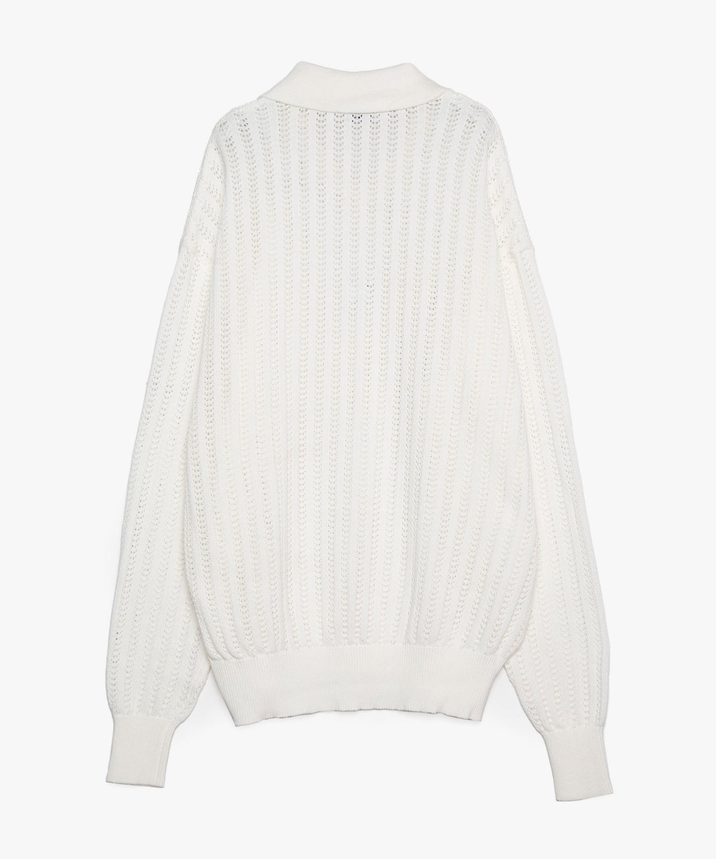 Cotton Knit Polo Top