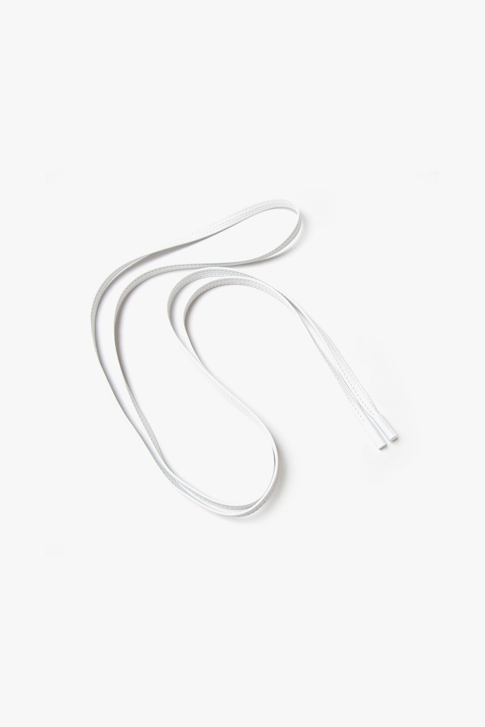 Cow Leather Shoelace Belt