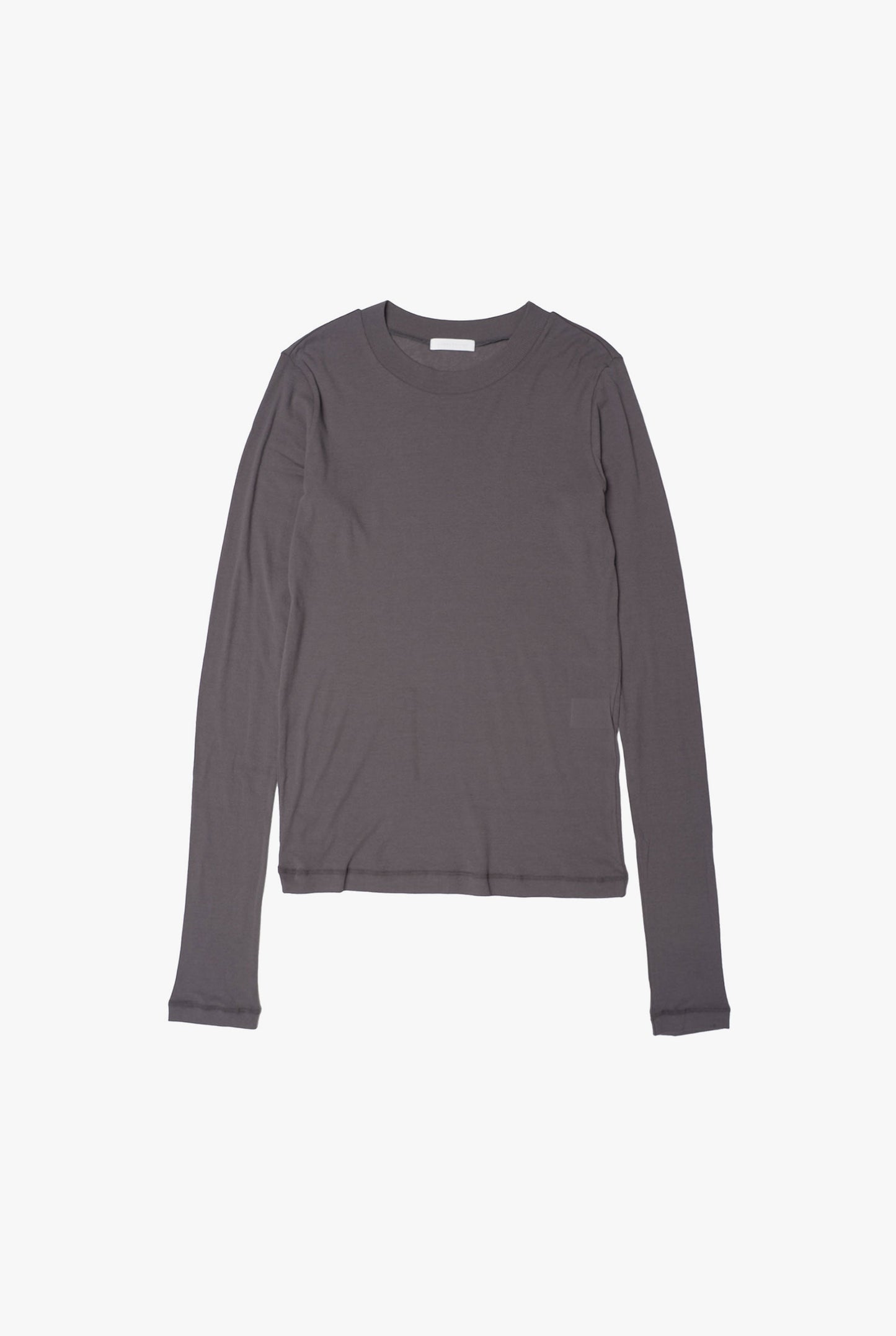 COTTON SHEER RIB L/S T-SHIRT