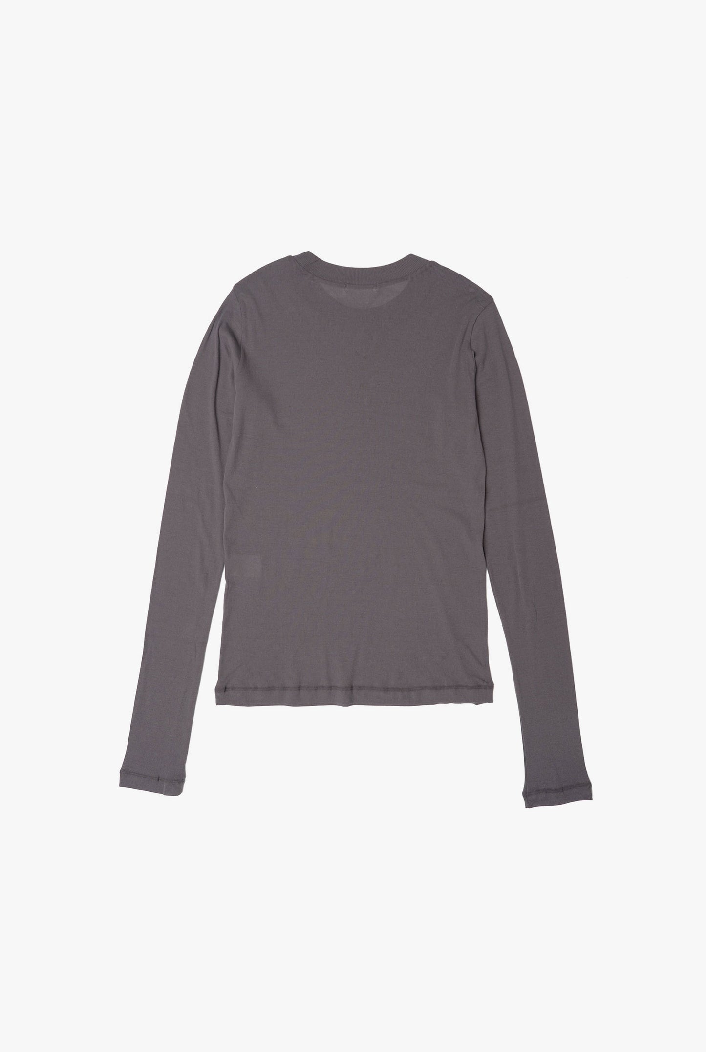 COTTON SHEER RIB L/S T-SHIRT