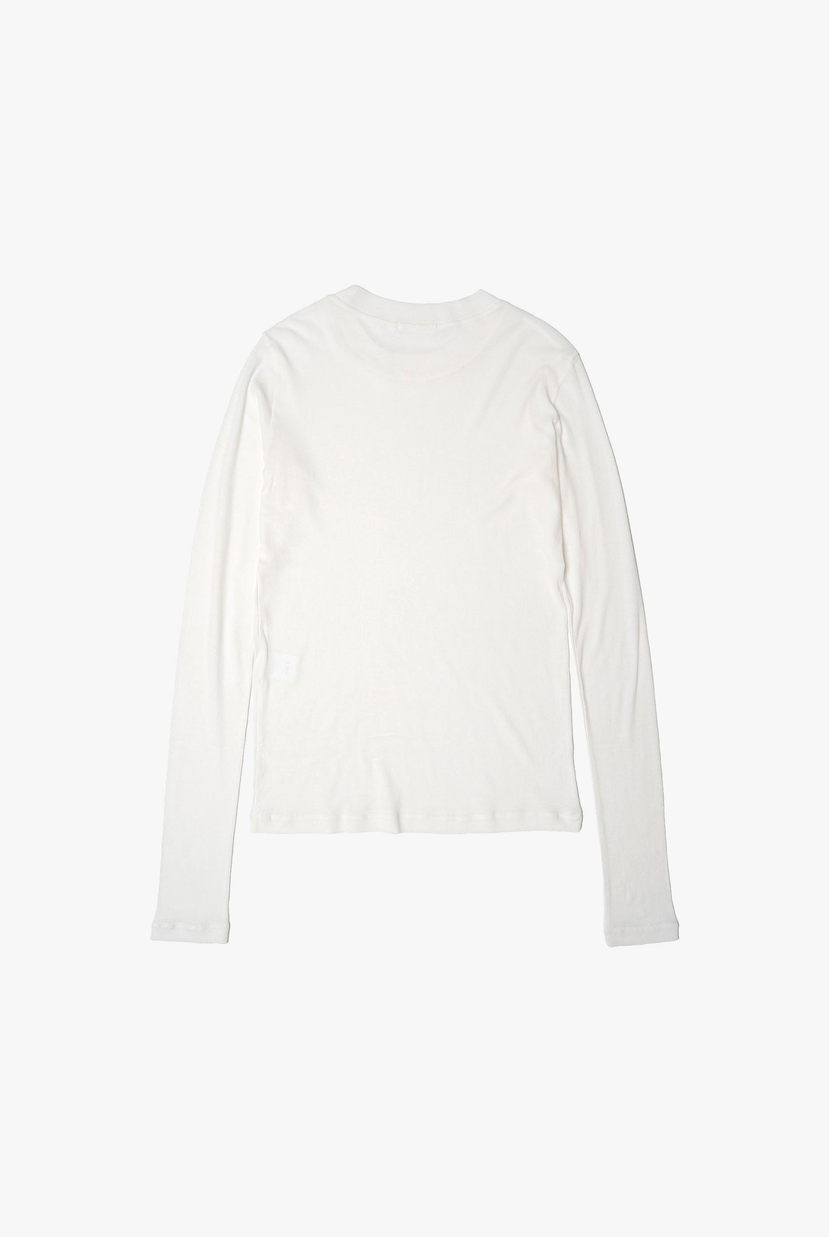 COTTON SHEER RIB L/S T-SHIRT