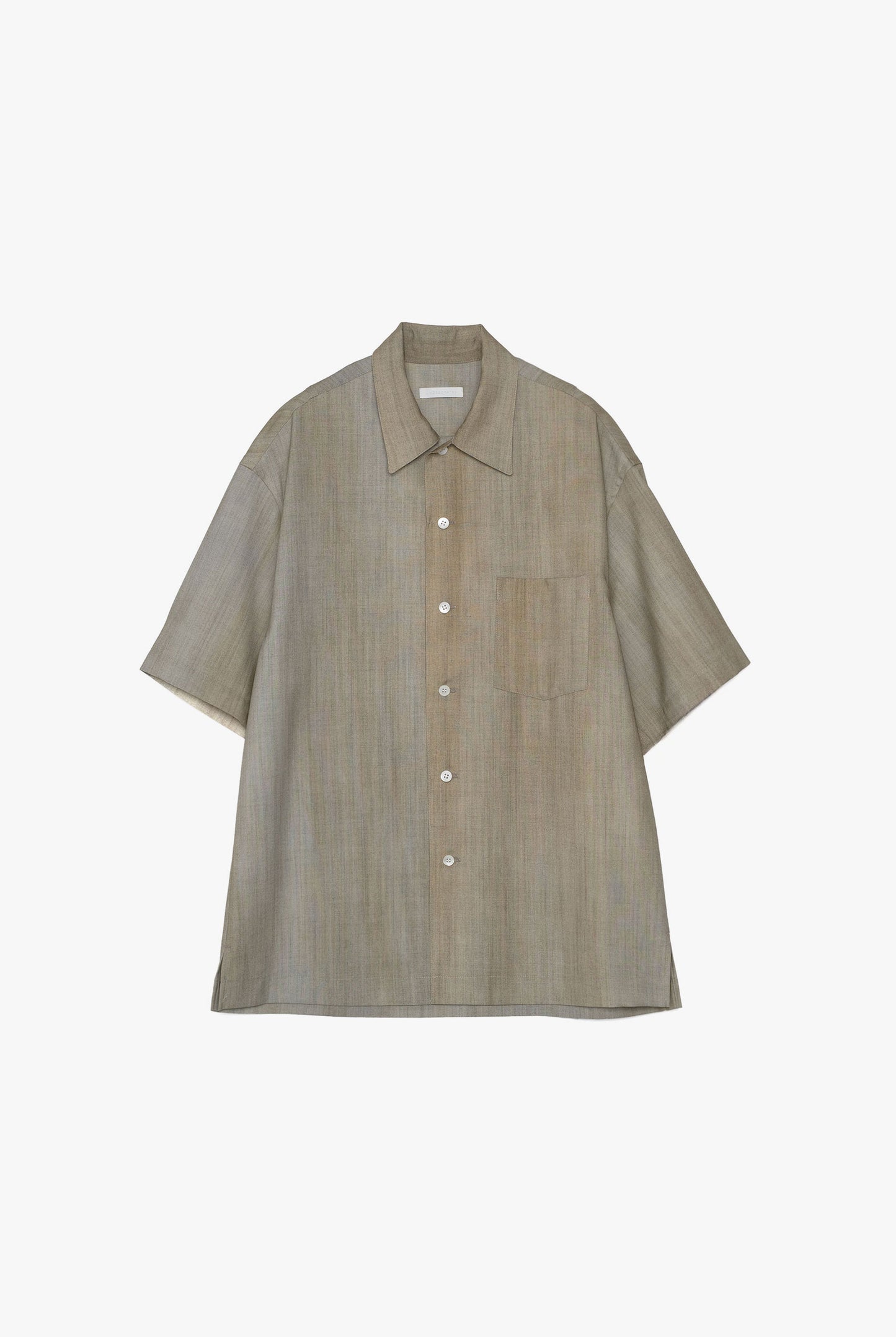 GRADATION WOOL S/S SHIRT
