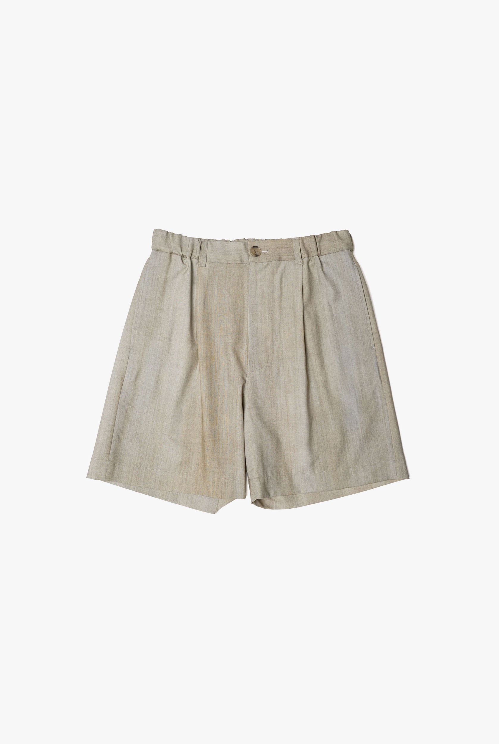 GRADATION WOOL SHORTS