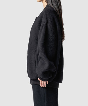 WOOL FLEECE MELTON COAT