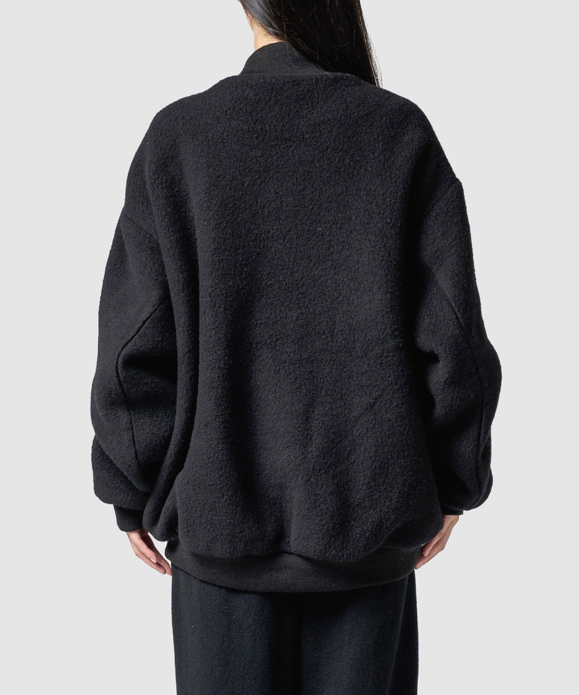 WOOL FLEECE MELTON JKT
